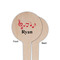 Musical Notes Wooden 4" Food Pick - Round - Single Sided - Front & Back