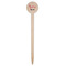 Musical Notes Wooden 6" Food Pick - Round - Single Pick