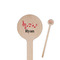 Musical Notes 7.5" Round Wooden Stir Sticks - Single Sided (Personalized)
