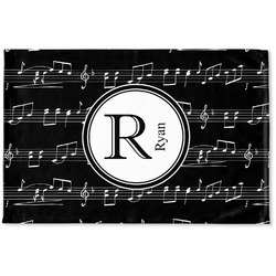 Musical Notes Woven Mat (Personalized)