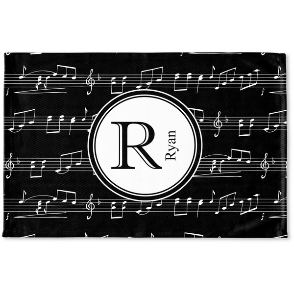 Custom Musical Notes Woven Mat (Personalized)