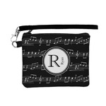 Musical Notes Wristlet ID Case w/ Name and Initial