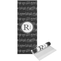 Musical Notes Yoga Mat - Printed Front (Personalized)
