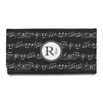 Musical Notes Leatherette Ladies Wallet (Personalized)