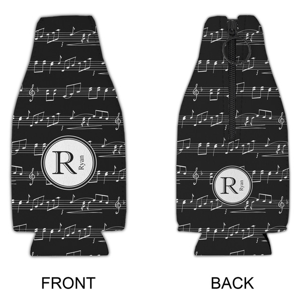 Musical Notes Zipper Bottle Cooler - APPROVAL