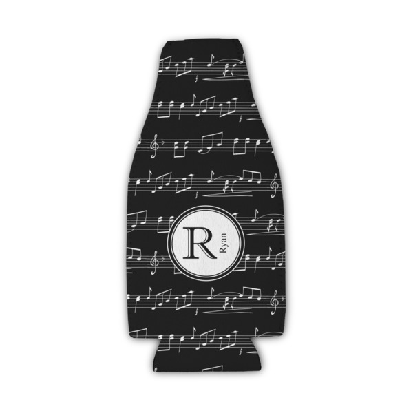 Custom Musical Notes Zipper Bottle Cooler (Personalized)