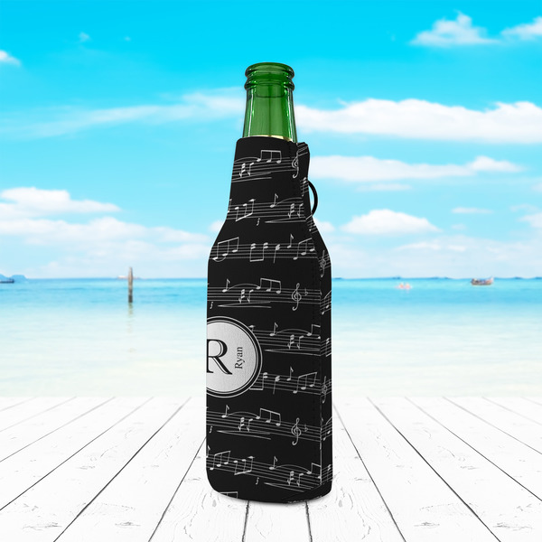 Musical Notes Zipper Bottle Cooler - LIFESTYLE