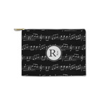 Musical Notes Zipper Pouch - Small - 8.5"x6" (Personalized)