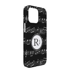 Musical Notes iPhone Case - Plastic - iPhone 13 (Personalized)