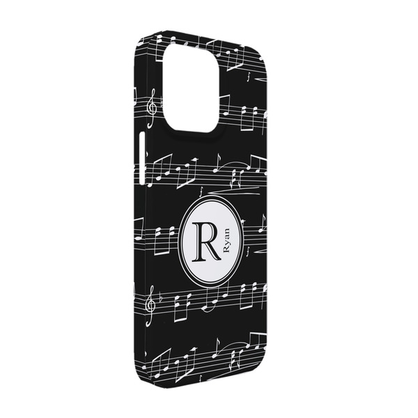 Custom Musical Notes iPhone Case - Plastic - iPhone 13 (Personalized)