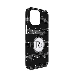 Musical Notes iPhone Case - Plastic - iPhone 13 Mini (Personalized)
