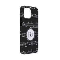 Musical Notes iPhone Case - Rubber Lined - iPhone 13 Mini (Personalized)