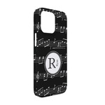 Musical Notes iPhone Case - Plastic - iPhone 13 Pro (Personalized)