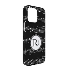 Musical Notes iPhone Case - Plastic - iPhone 13 Pro (Personalized)