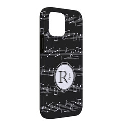 Musical Notes iPhone Case - Rubber Lined - iPhone 13 Pro Max (Personalized)
