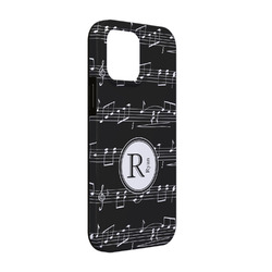 Musical Notes iPhone Case - Rubber Lined - iPhone 13 Pro (Personalized)