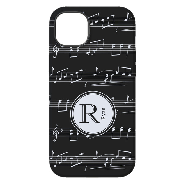 Musical Notes iPhone 14 Pro Max Tough Case - Back