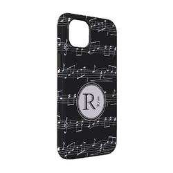 Musical Notes iPhone Case - Rubber Lined - iPhone 14 (Personalized)