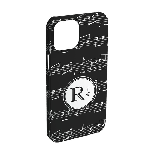 Custom Musical Notes iPhone Case - Plastic - iPhone 15 (Personalized)