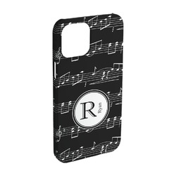 Musical Notes iPhone Case - Plastic - iPhone 15 Pro (Personalized)