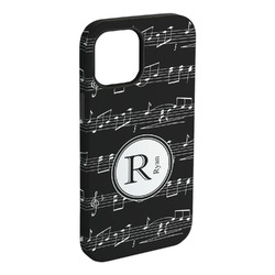Musical Notes iPhone Case - Rubber Lined - iPhone 15 Pro Max (Personalized)