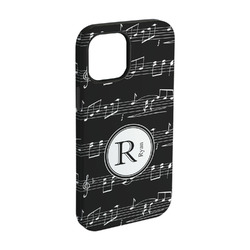 Musical Notes iPhone Case - Rubber Lined - iPhone 15 Pro (Personalized)