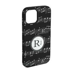 Musical Notes iPhone Case - Rubber Lined - iPhone 15 (Personalized)