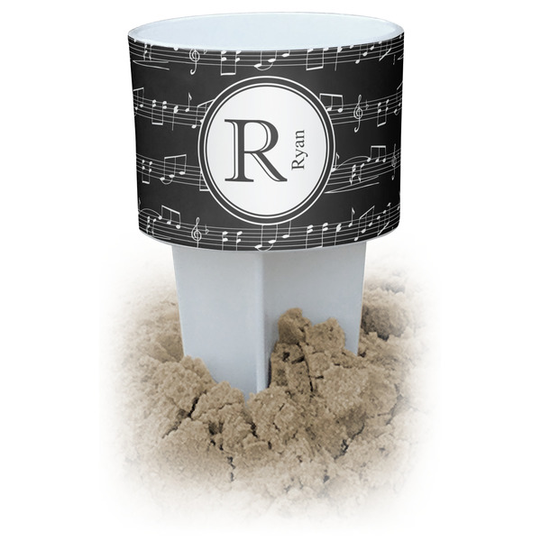 Custom Musical Notes Beach Spiker Drink Holder (Personalized)