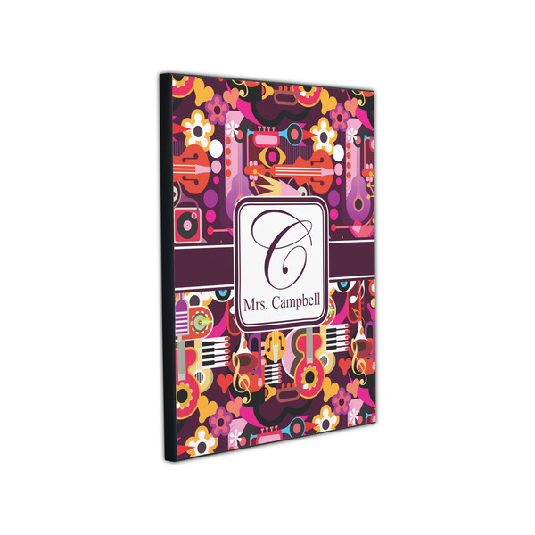 Abstract Music 11x14 Wood Print - Angle View