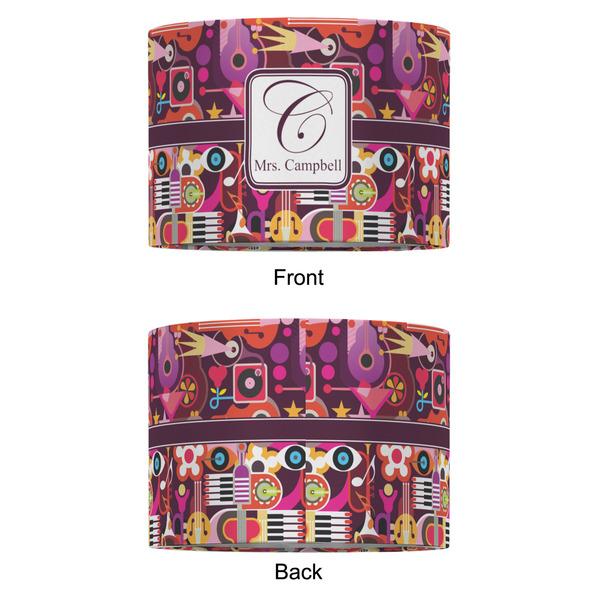 Abstract Music 12" Drum Lampshade - APPROVAL (Fabric)