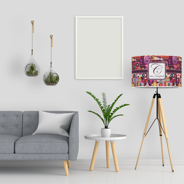 Abstract Music 12" Drum Lampshade - LIFESTYLE