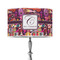 Abstract Music 12" Drum Lampshade - ON STAND (Poly Film)