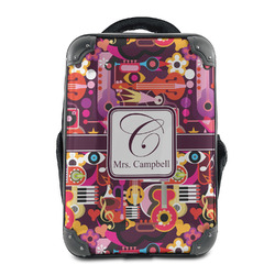 Abstract Music 15" Hard Shell Backpack (Personalized)