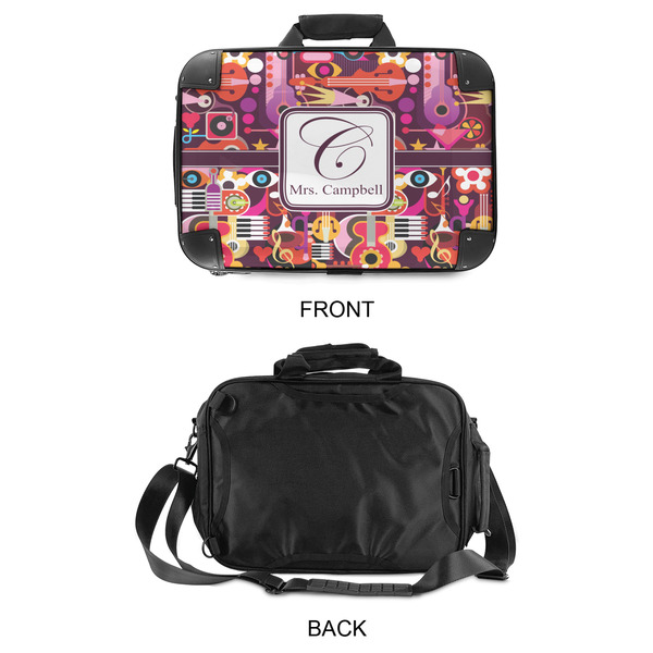 Abstract Music 15" Hard Shell Briefcase - APPROVAL