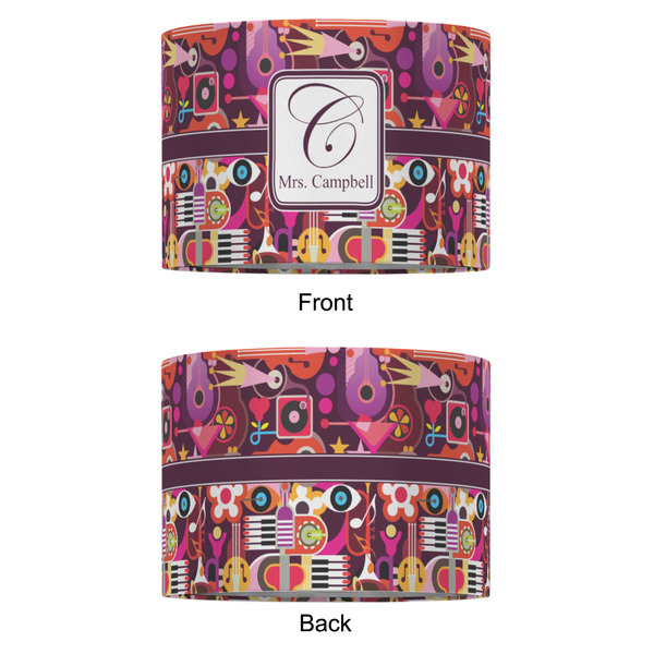 Abstract Music 16" Drum Lampshade - APPROVAL (Fabric)
