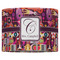Abstract Music 16" Drum Lampshade - FRONT (Fabric)
