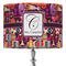Abstract Music 16" Drum Lampshade - ON STAND (Fabric)