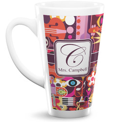Abstract Music Latte Mug (Personalized)