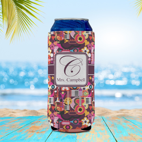 Abstract Music 16oz Can Sleeve - LIFESTYLE