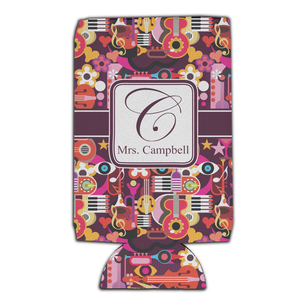 Abstract Music 16oz Can Sleeve - Set of 4 - FRONT