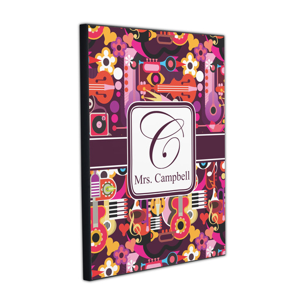 Abstract Music 16x20 Wood Print - Angle View