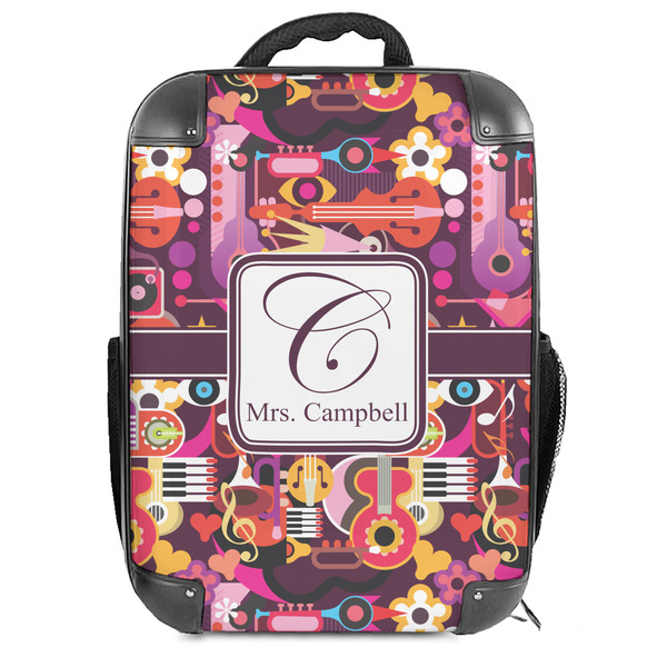 Custom Abstract Music Hard Shell Backpack (Personalized)
