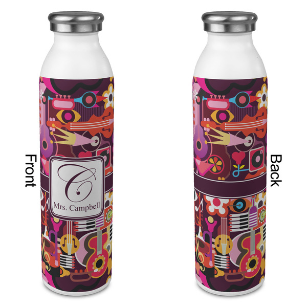 Abstract Music 20oz Water Bottles - Full Print - Approval