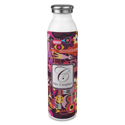 Abstract Music 20oz Stainless Steel Water Bottle - Full Print (Personalized)
