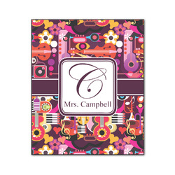 Abstract Music Wood Print - 20x24 (Personalized)