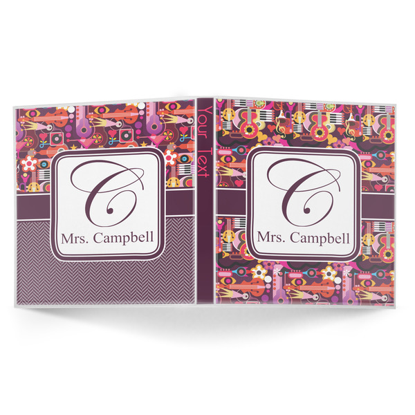 Abstract Music 3-Ring Binder Approval- 1in