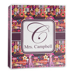 Abstract Music 3-Ring Binder - 1 inch (Personalized)