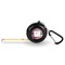 Abstract Music 6-Ft Pocket Tape Measure with Carabiner Hook - Front
