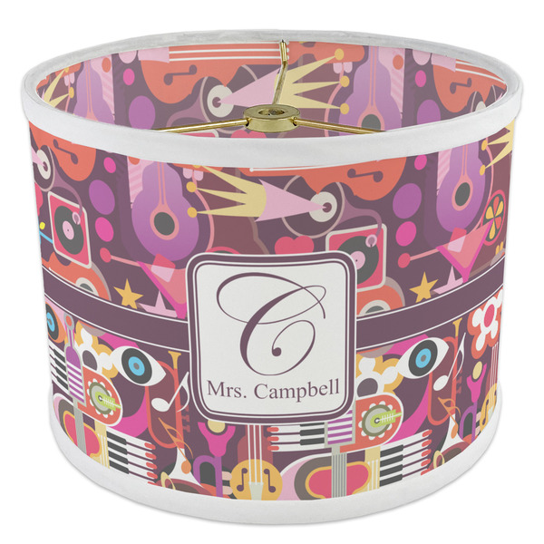 Abstract Music 8" Drum Lampshade - ANGLE Poly-Film
