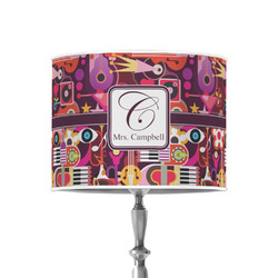 Abstract Music 8" Drum Lamp Shade - Poly-film (Personalized)
